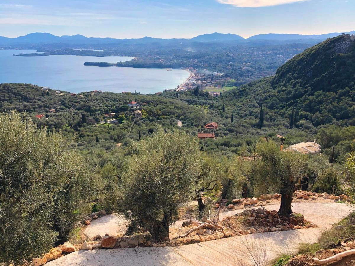 House Sienna Of Villa Intaba Best Views Corfiot Riviera Corfu Island Greece Contemporary Design Pool With Spectacular Sea Views Close To Ipsos Beach Pyrgi  Extérieur photo