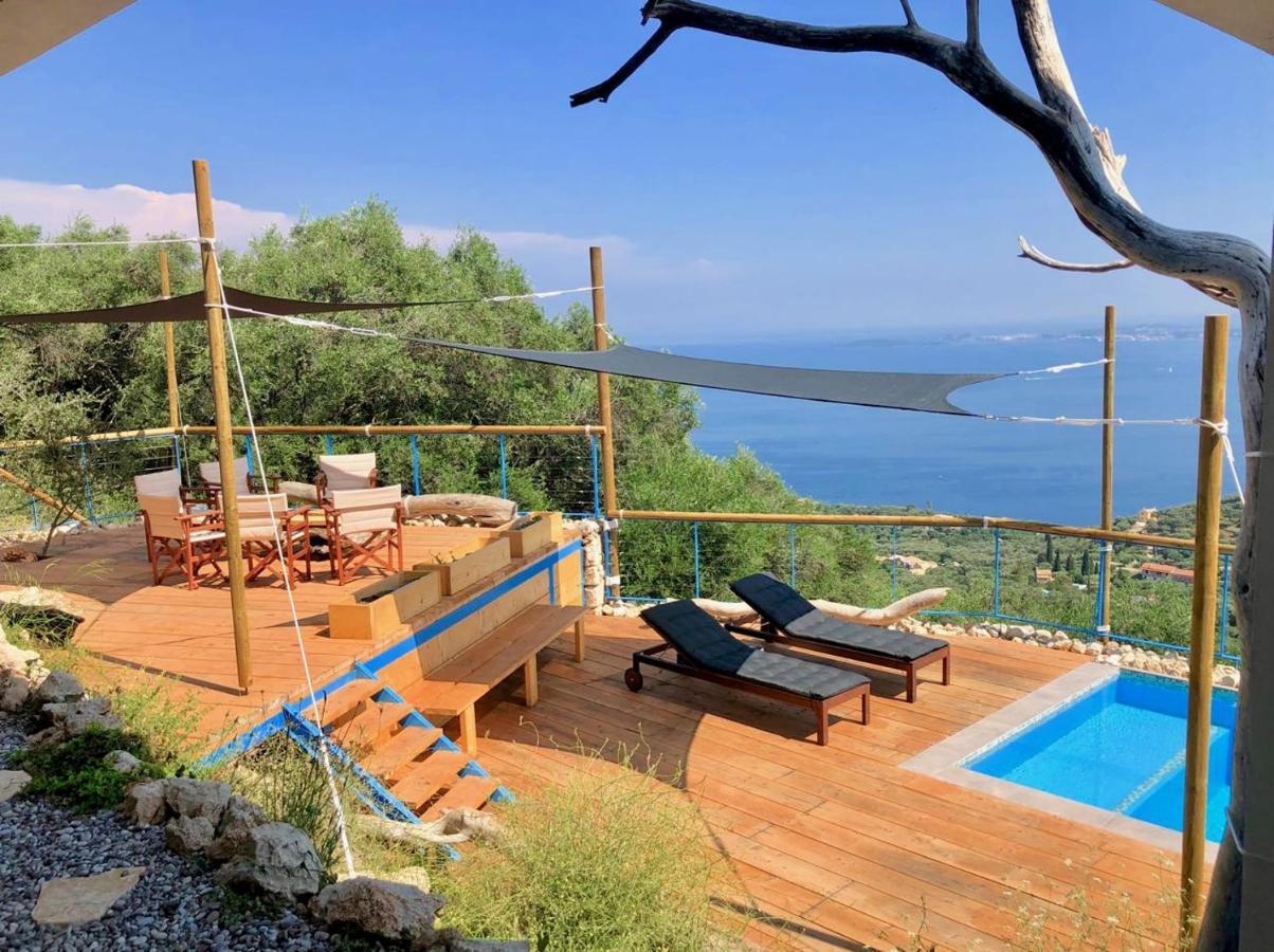 House Sienna Of Villa Intaba Best Views Corfiot Riviera Corfu Island Greece Contemporary Design Pool With Spectacular Sea Views Close To Ipsos Beach Pyrgi  Extérieur photo